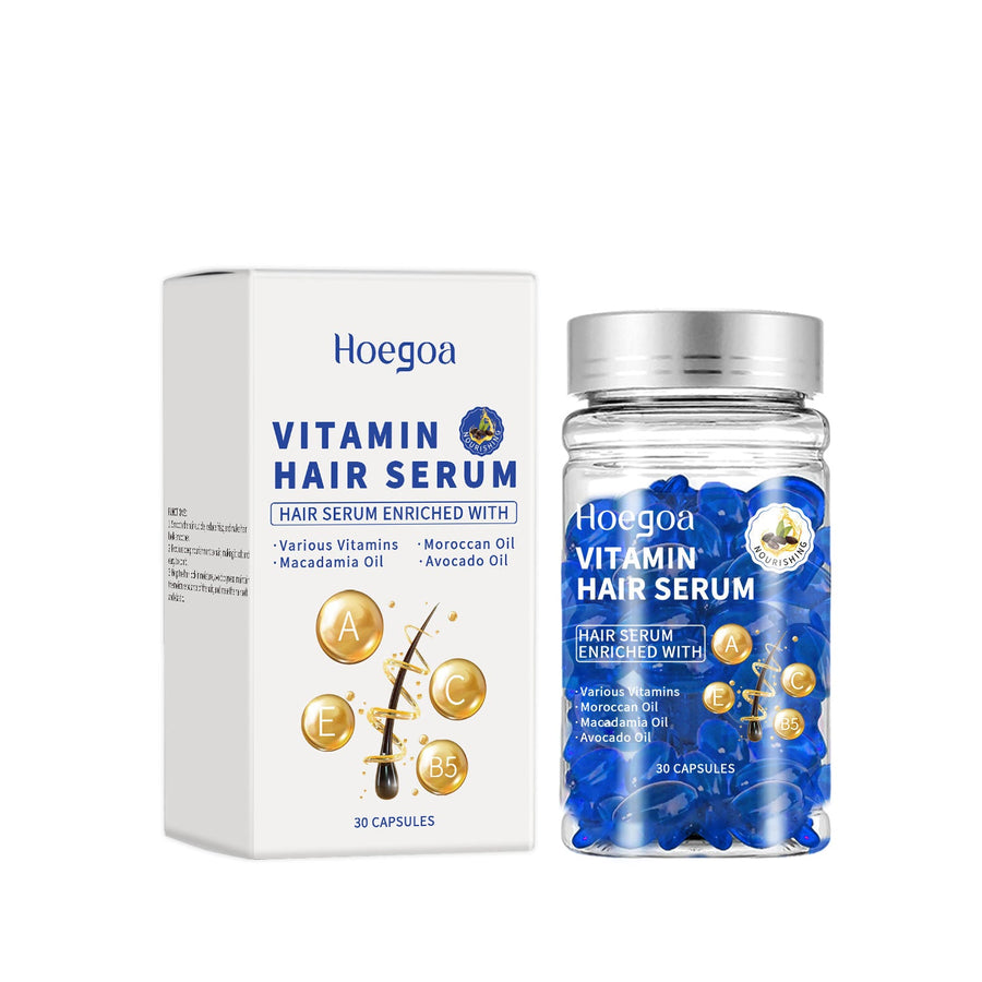 Vitamin Hair Serum Capsules for Smoother, Shinier Hair
