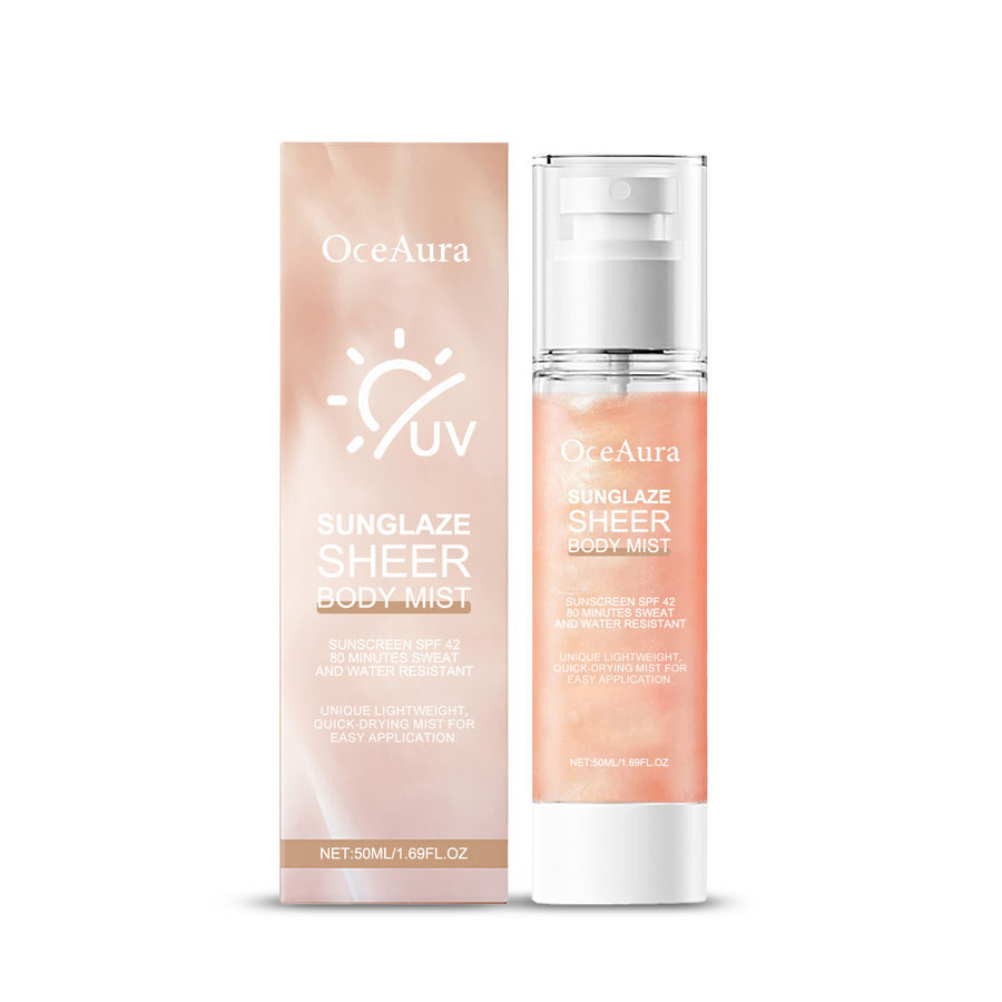 OceAura SPF 42 Mist - Lightweight Non-Sticky Sun Spray