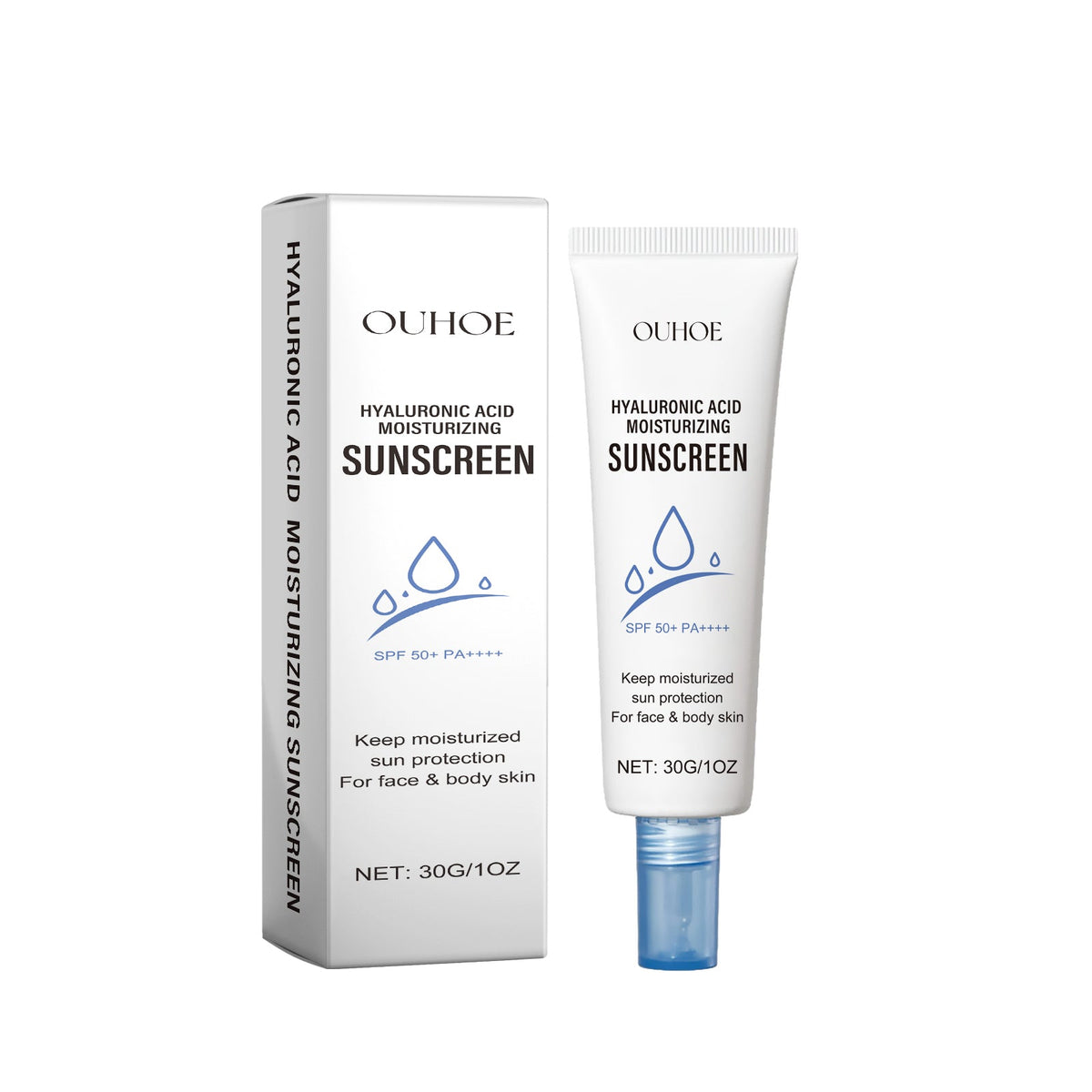 SPF 50+ Hyaluronic Sunscreen Emulsion, Non-Sticky Daily Wear