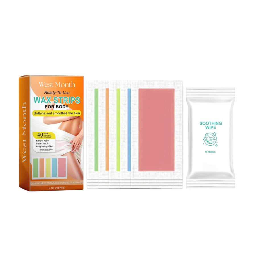 Wax Strips for Body Hair Removal, Gentle Smooth Skin