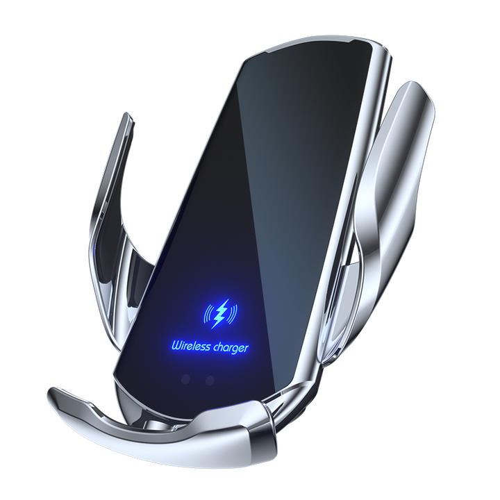 15W Auto-Clamp Wireless Car Charger Phone Mount