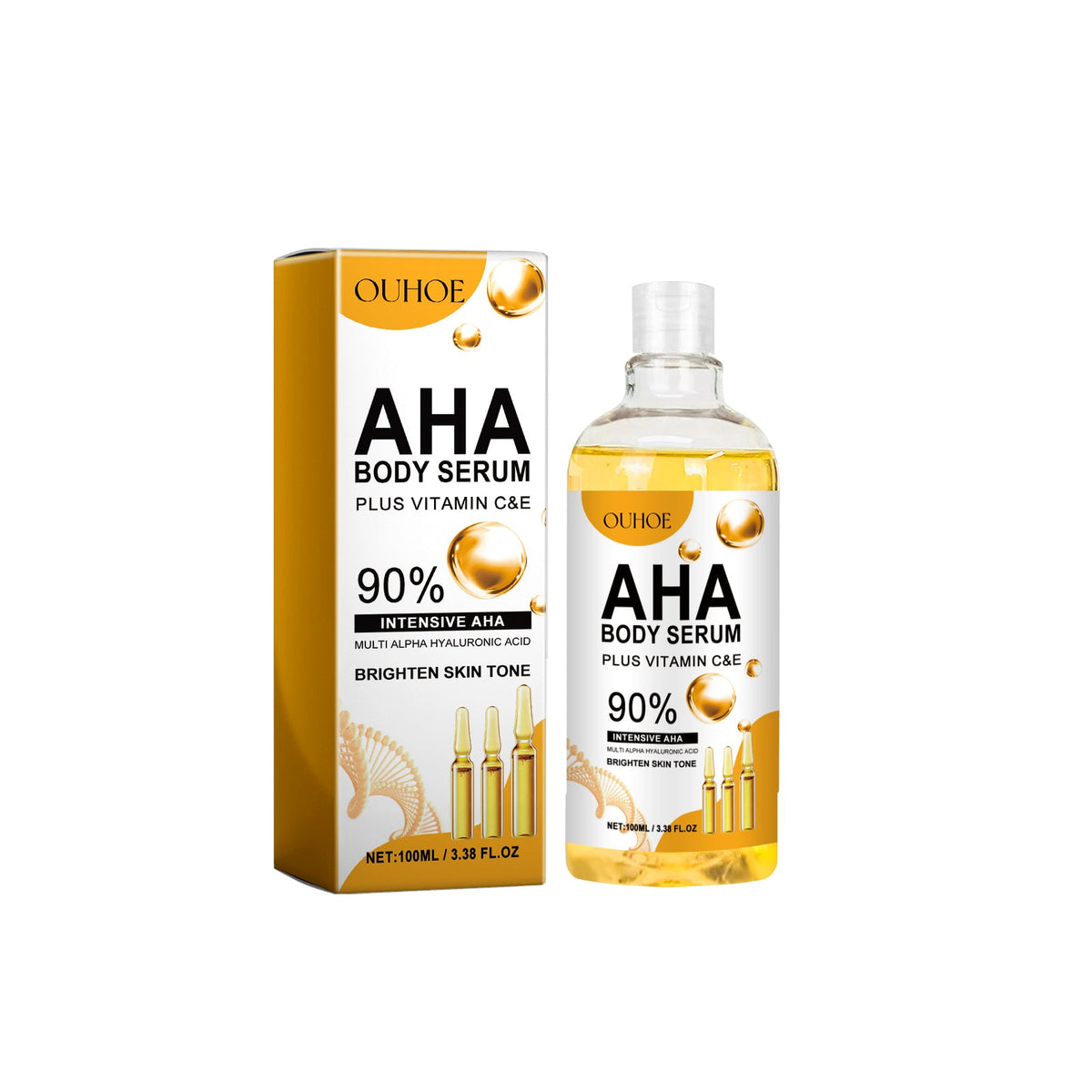 Ouhoe Fruit Acid Facial Body Essence Series, Moisturizing, M