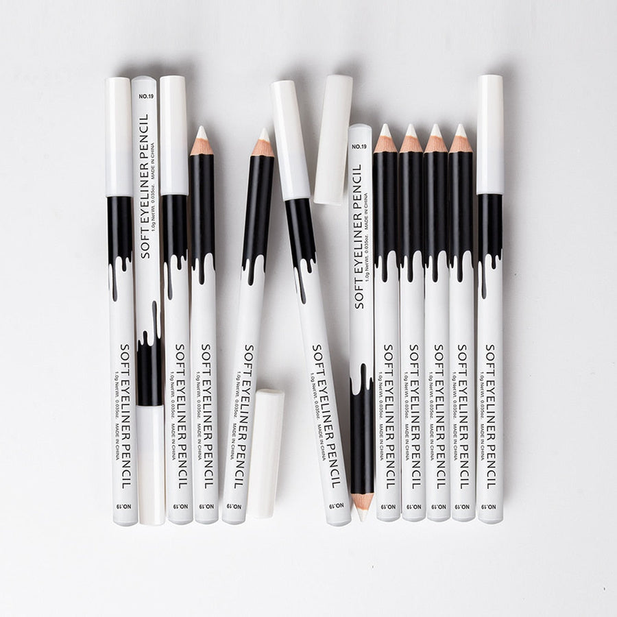 12-Piece Eyeliner Pencil Set for Soft, Lasting Definition
