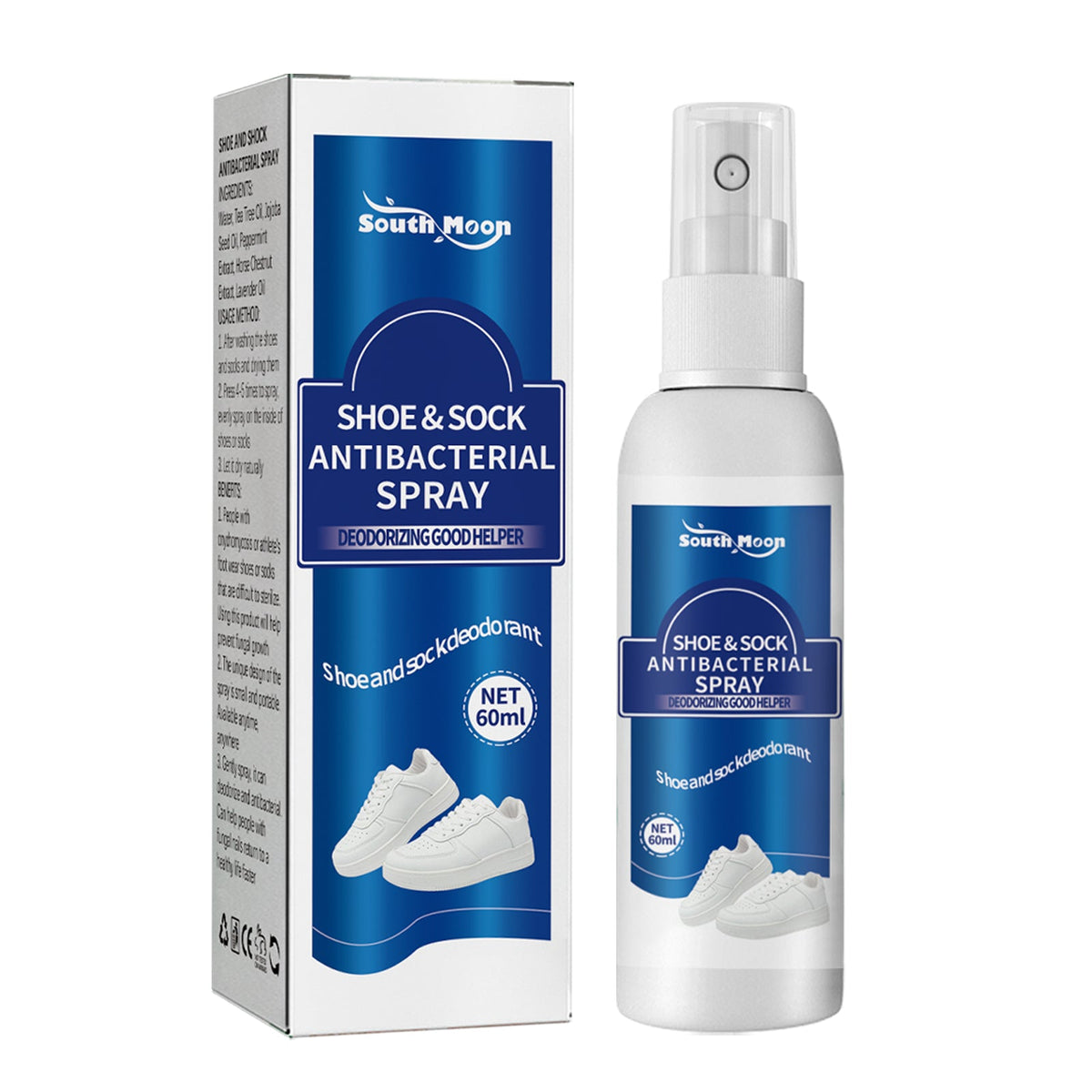 Antibacterial Shoe Spray — South Moon Odor Eliminator