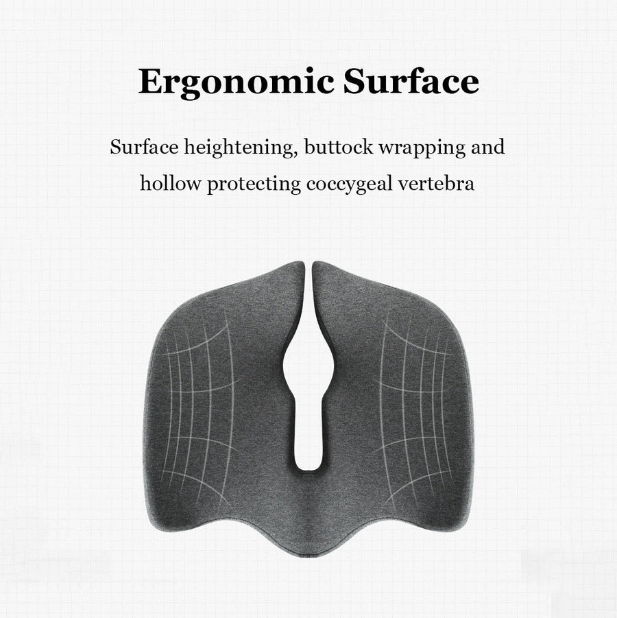 Memory Foam Seat Cushion – Ergonomic Hollow Design