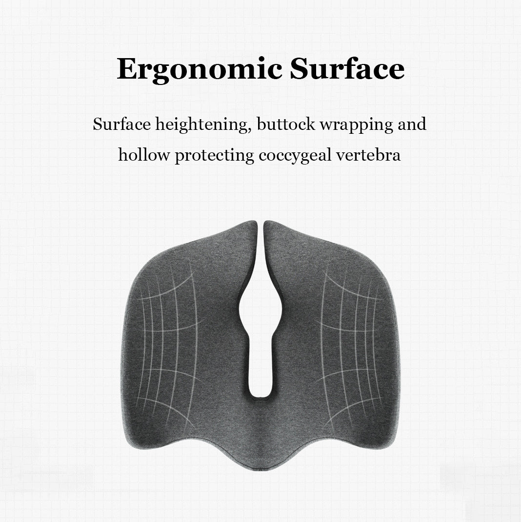 Memory Foam Seat Cushion – Ergonomic Hollow Design