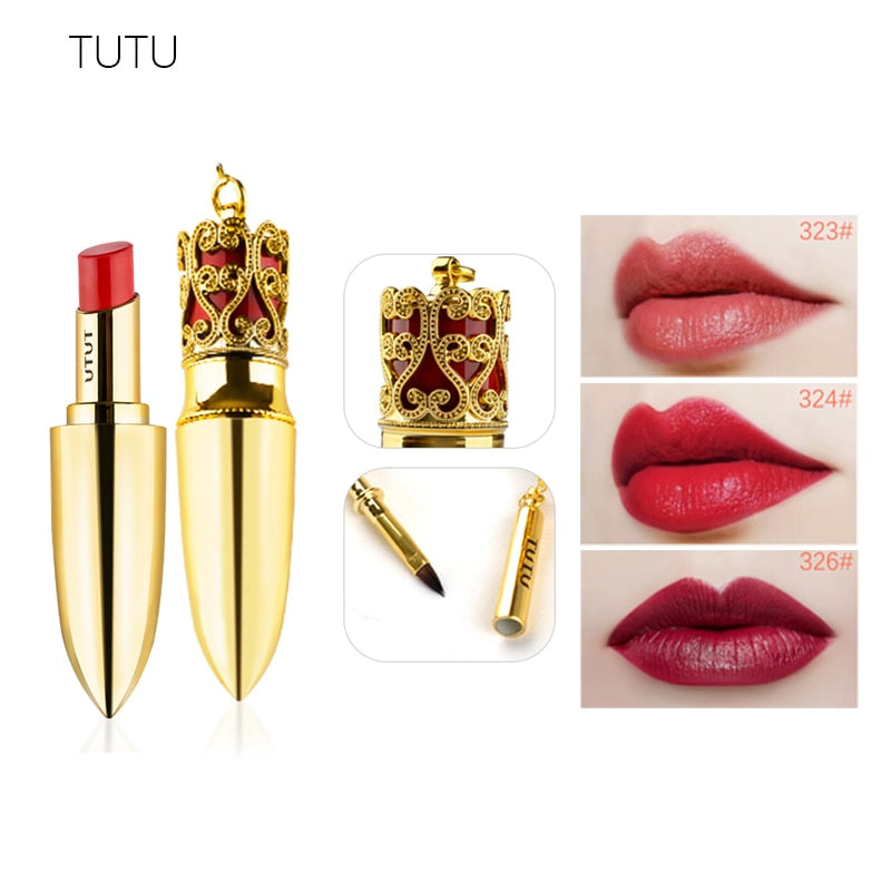 Velvet Matte Lipstick – Luxury Red, Pink & Berry Shades