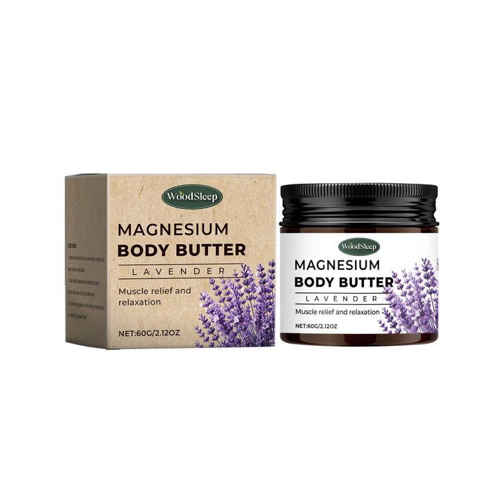 Lavender Magnesium Body Cream for Muscle Relief & Sleep