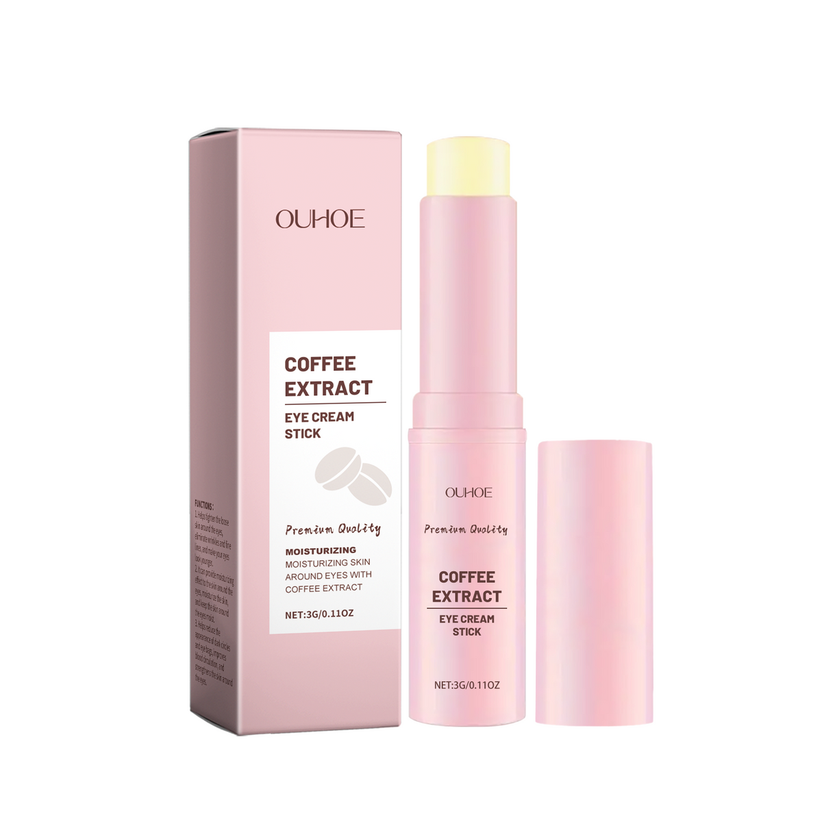 Coffee Eye Cream Stick for Tired, Puffy Under-Eyes