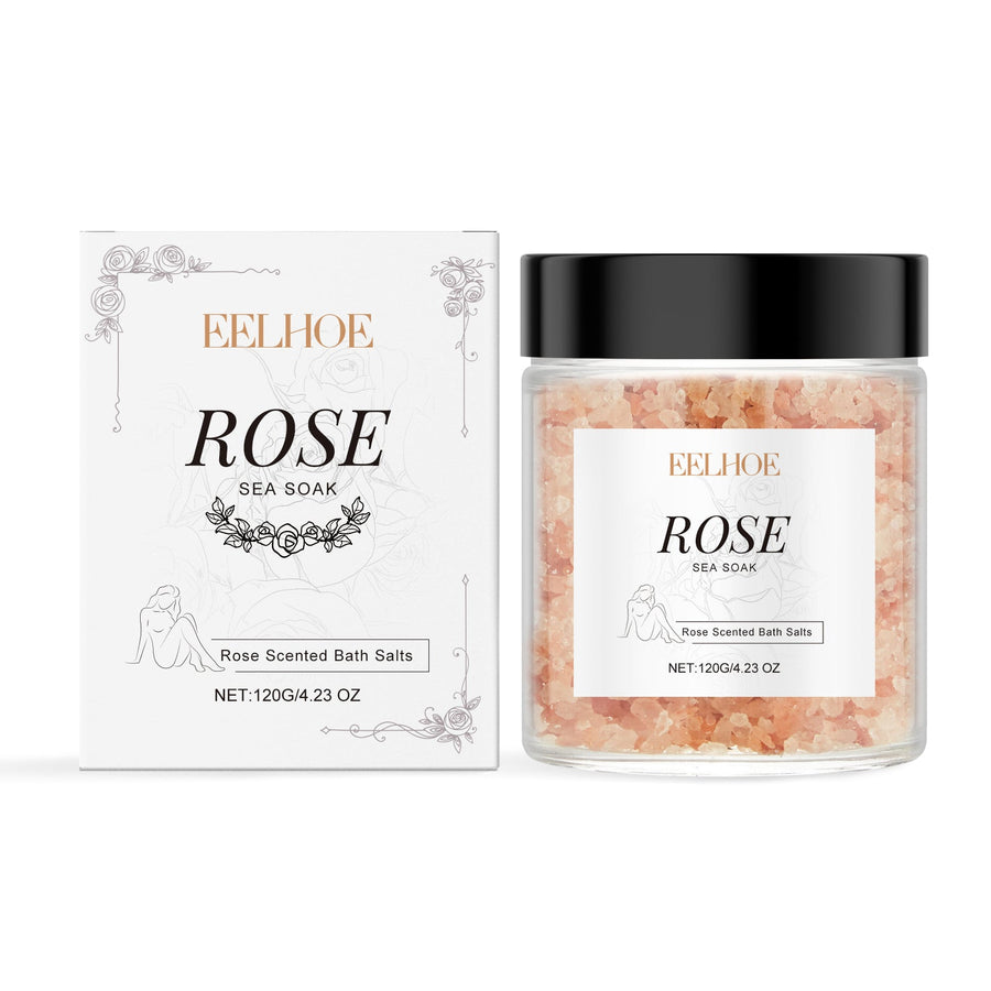 Rose Bath Salts for Soothing, Moisturized Skin Care