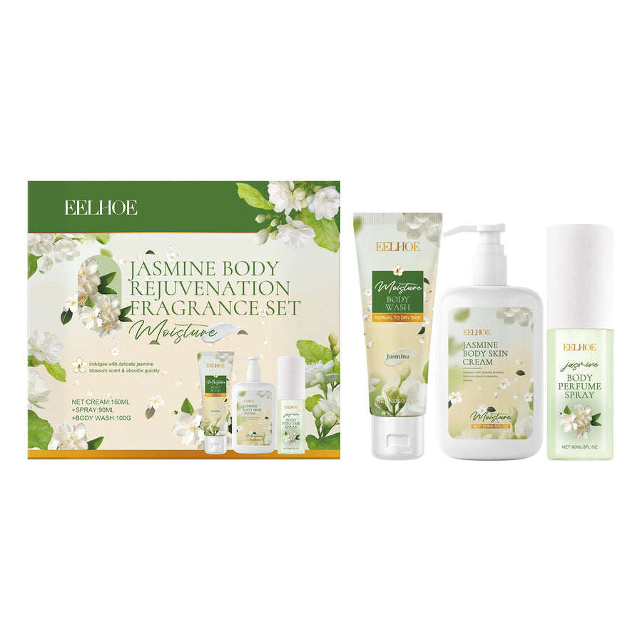 Jasmine Body Care Set – Cleanse, Moisturize & Fragrance