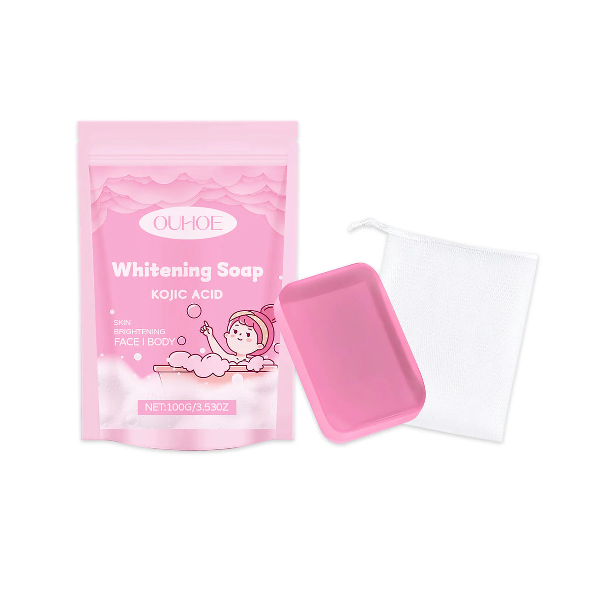 Kojic Acid Whitening Soap for Even, Brighter Skin Tone