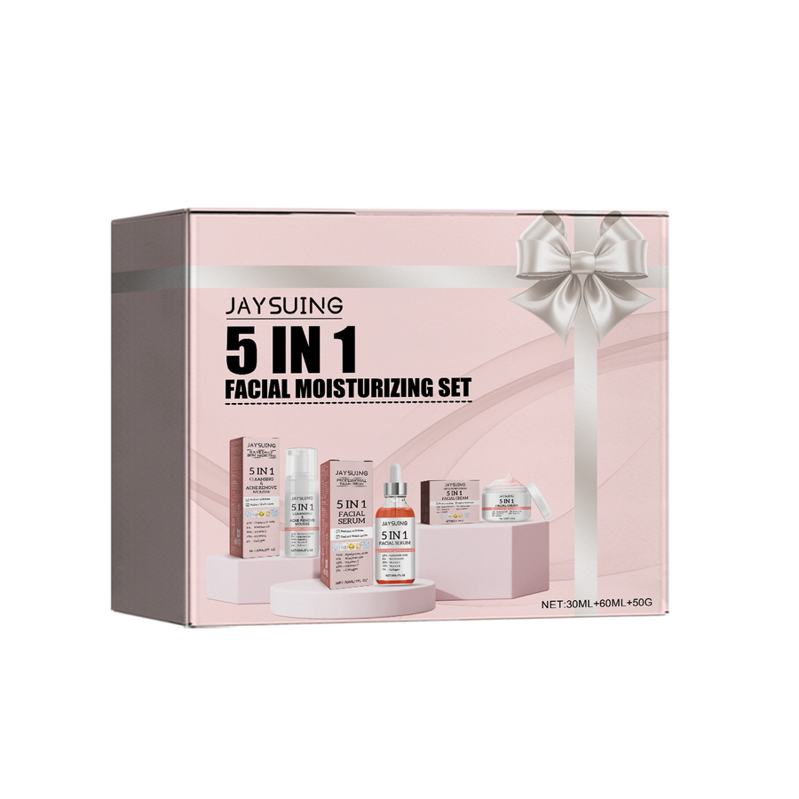 5-in-1 Facial Moisturizer Set for Brighter, Firmer Skin
