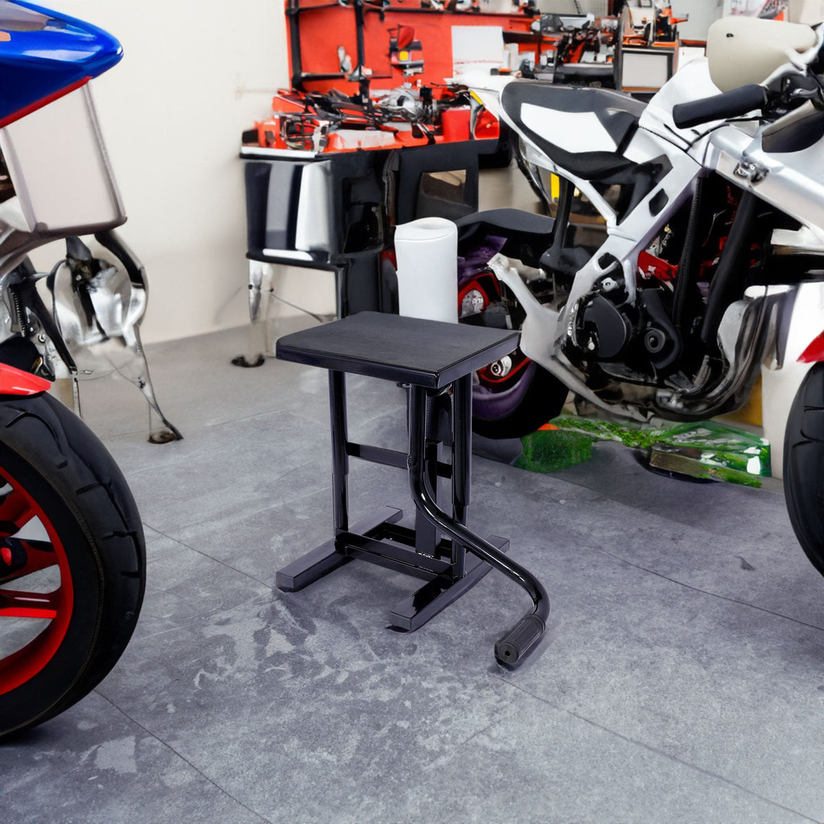 Motorcycle Lift Stand — 330 lbs Stable Support, 11‑16.5