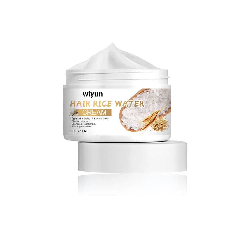 Hair Rice Water Cream for Dry Scalp and Frizzy Roots