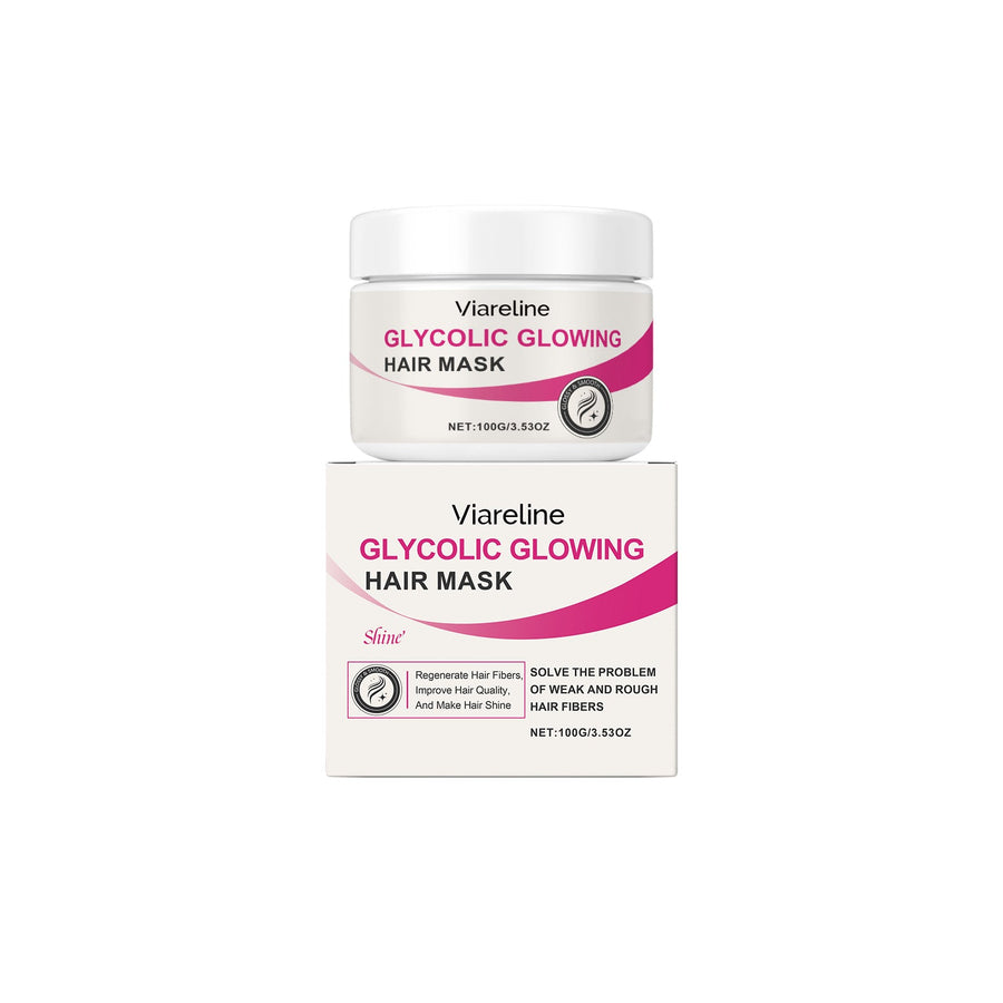 Glycolic Hair Mask for Dry, Rough Hair and Glossy Shine