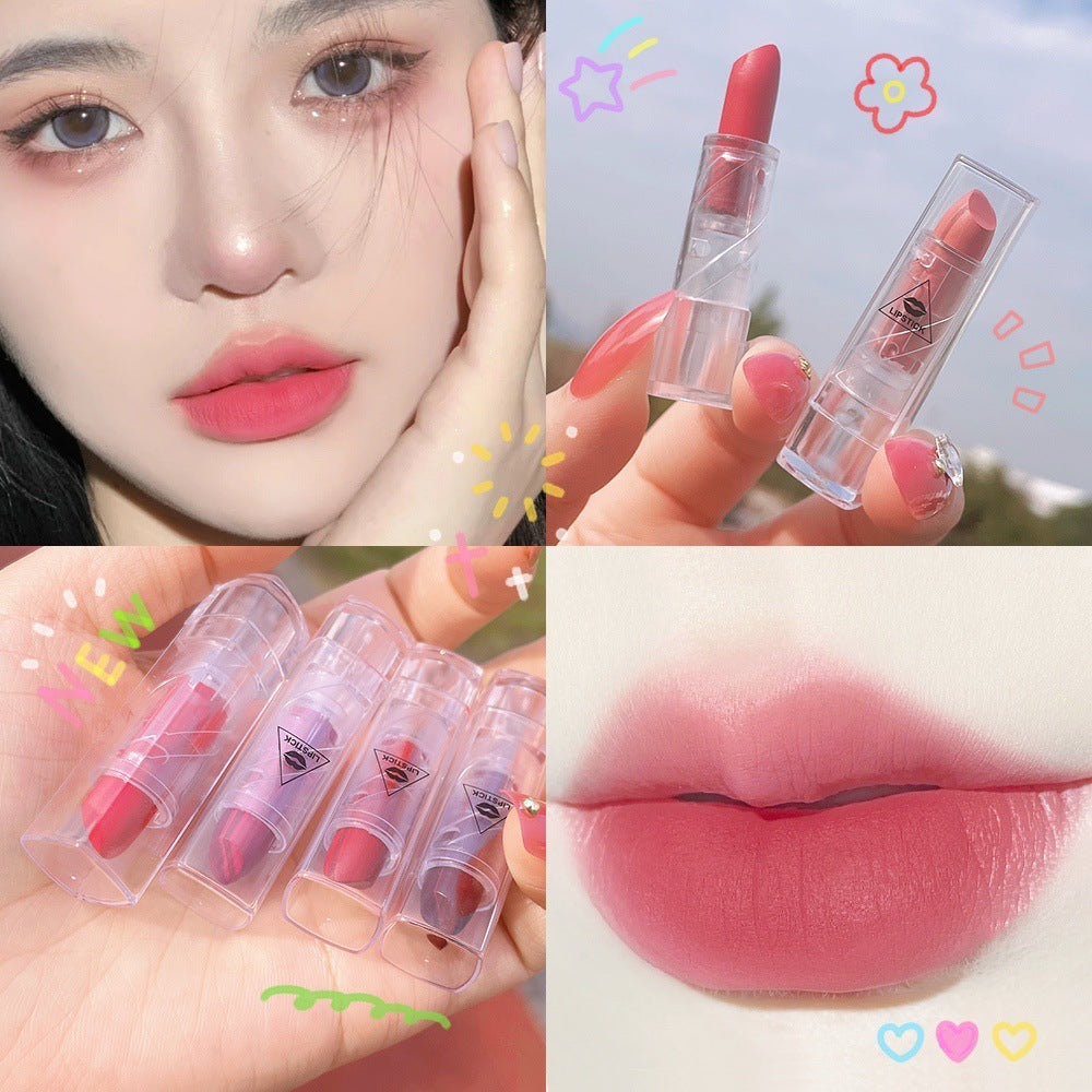 Matte Lipstick for Portable Everyday Color, Peach Pink