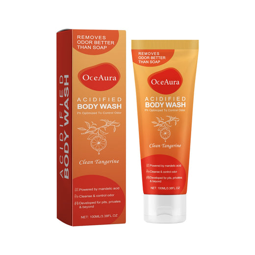 Acidified Body Wash for Odor Control With Mandelic Acid