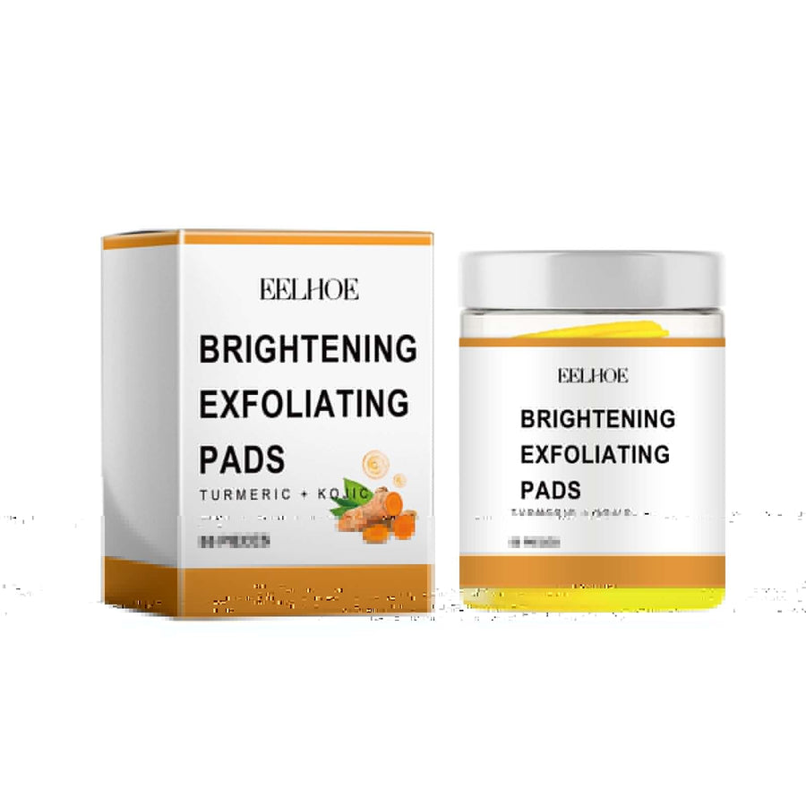 Brightening Exfoliating Pads With Turmeric & Kojic Acid