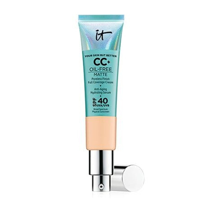 Matte CC Cream Full Coverage SPF 40 for Oily Skin