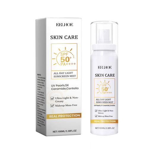 All Day Light Sunscreen Mist — Invisible, Makeup‑Safe SPF