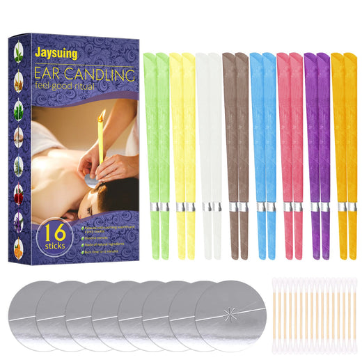 Aromatherapy Ear Candles — 16-Stick Wax Cleaning Set