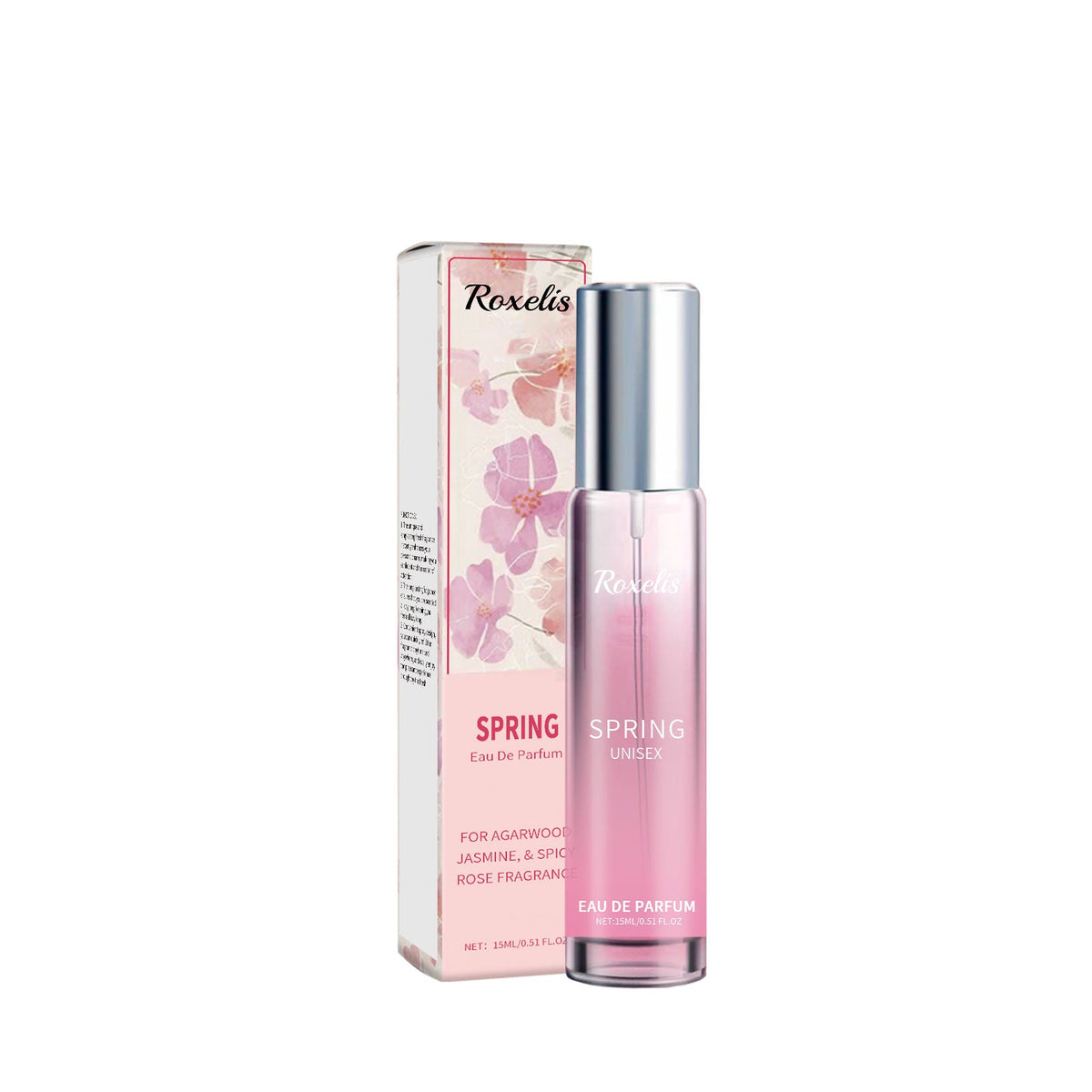 Portable Unisex Rose Perfume with Deep Woody Finish