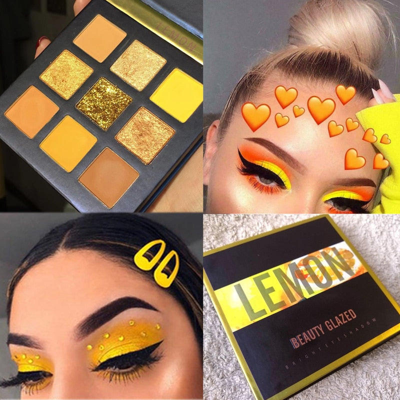 9-Color Eyeshadow Palette for Vivid, Bold Eye Looks