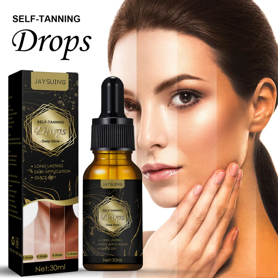 Self-Tanning Drops for a Customizable Natural Glow
