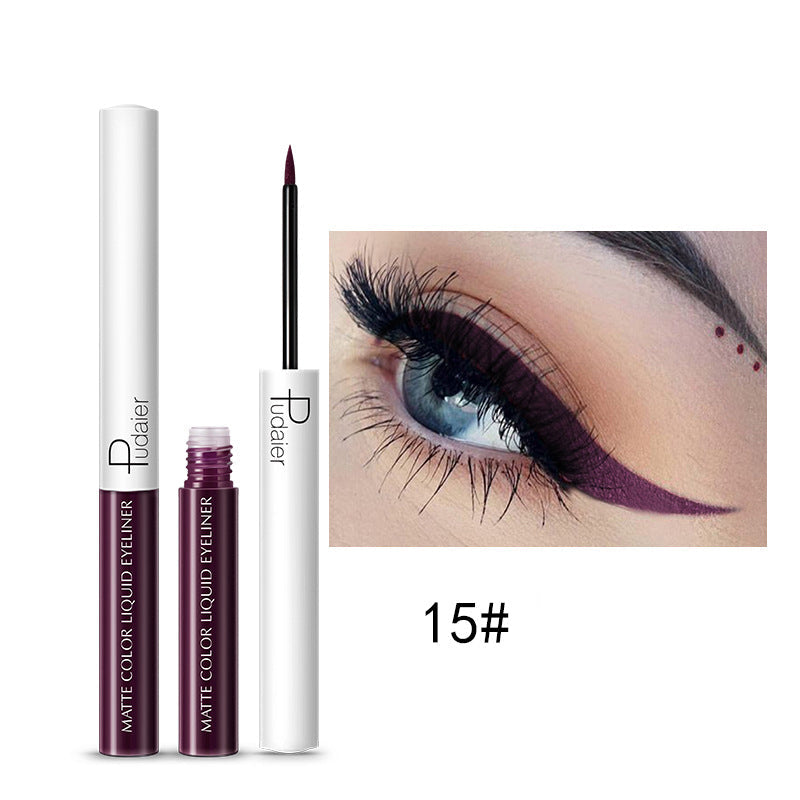 Waterproof Liquid Eyeliner for Precise, Vivid Color Definition