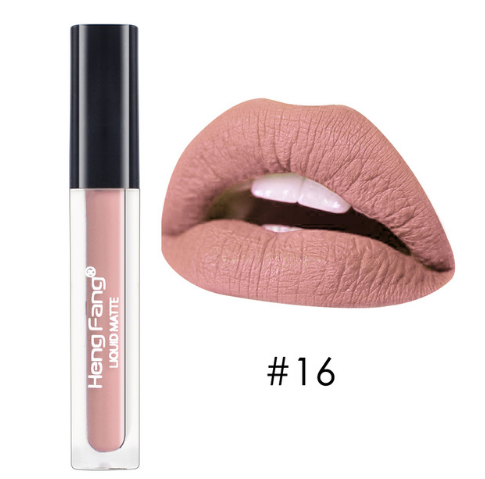 Waterproof Matte Liquid Lipstick – 20 Vivid Shades