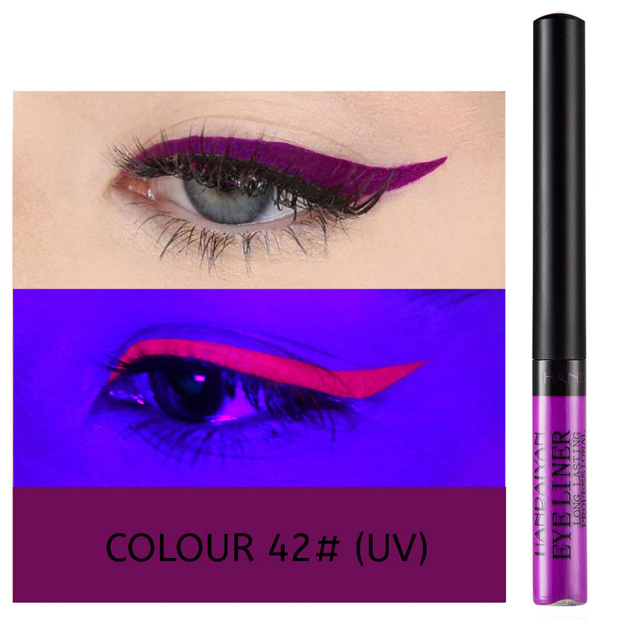 12-Color Matte Liquid Eyeliner Set for Bold Eye Looks