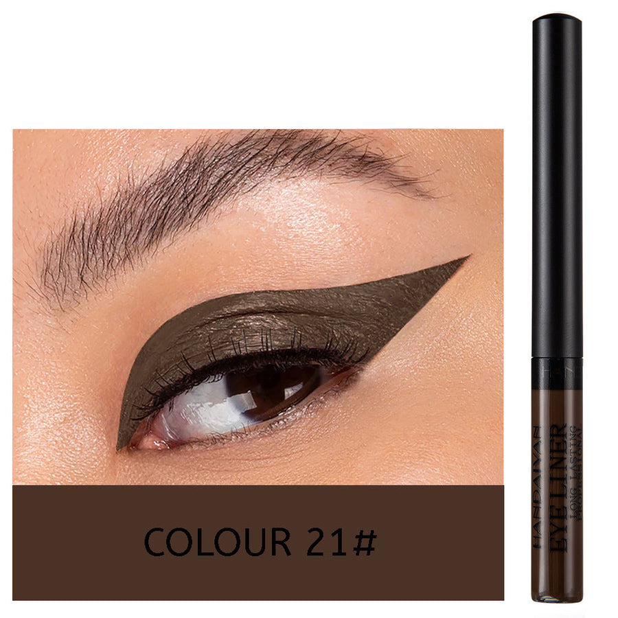 12-Color Matte Liquid Eyeliner Set for Bold Eye Looks