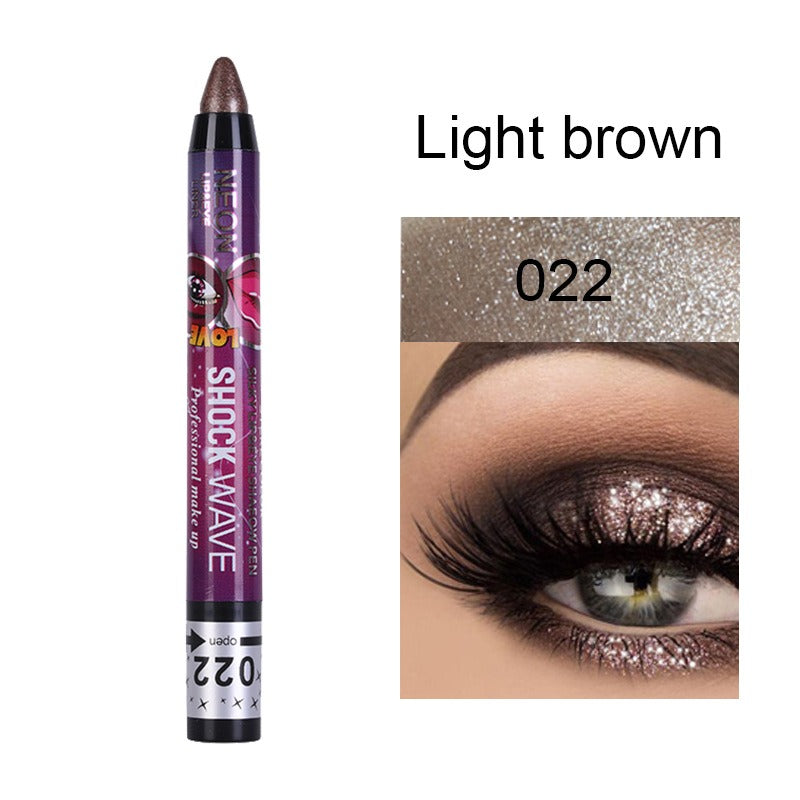 Eye and Lip Pencil Set: 36 Glitter Shades, 2-in-1
