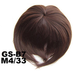 Clip In Bangs Synthetic — Blunt Fringe Hairpiece in 9+