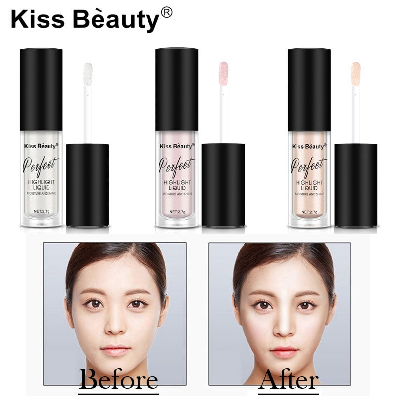 Liquid Highlighter Illuminator for Buildable Face Glow