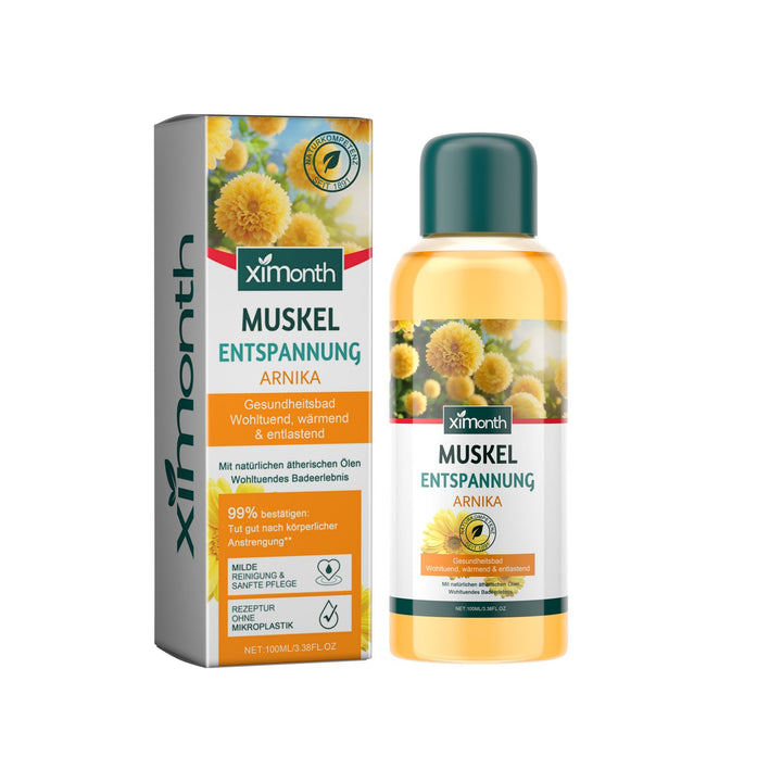 Arnika Bath Oil for Sore Muscles & Dry Skin Relief