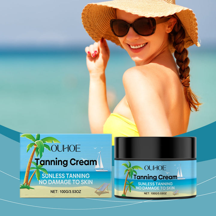 Self-Tanning Cream — Natural Bronze Glow, No Sun Damage