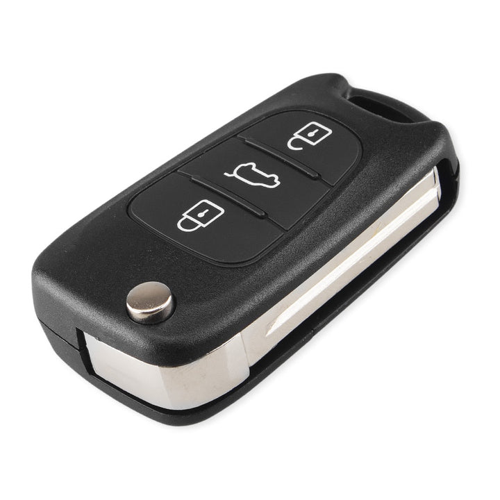 Replacement Flip Key Shell for Kia & Hyundai — 3-Button Case