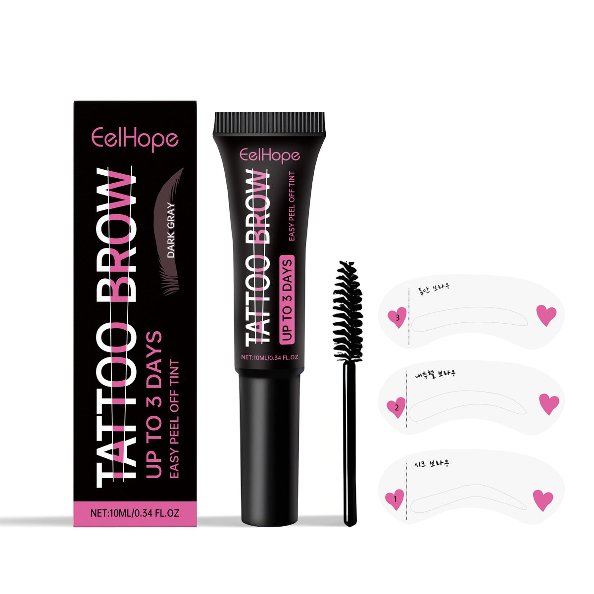 Eelhope Eyebrow Tint Gel — 7-Day Peel-Off Brow Color
