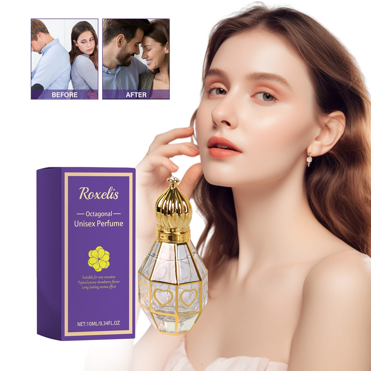 Octagonal Unisex Perfume for Dating & Everyday Charm