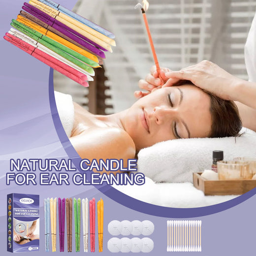EELHOE Aromatherapy Ear Candles — 16-Piece Natural Kit