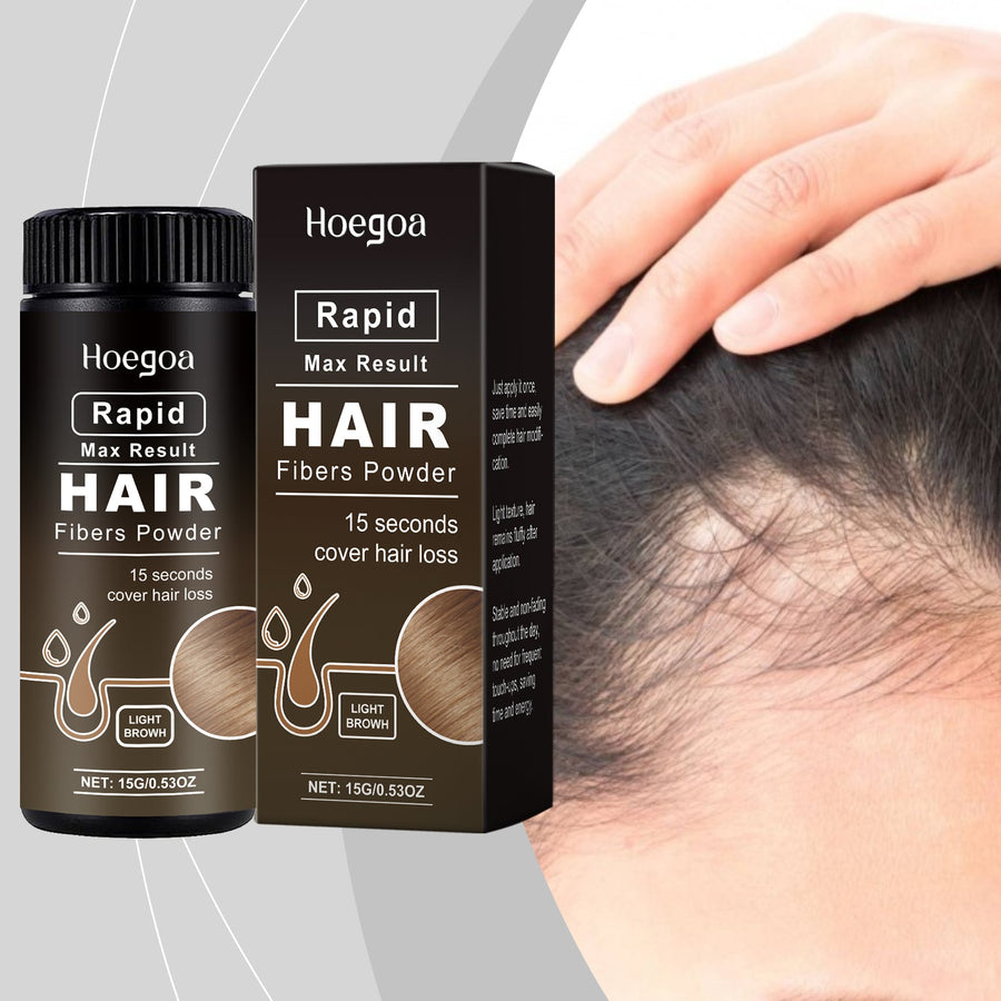 Hair Volumizing Powder for Sparse Hairline Gap Coverage