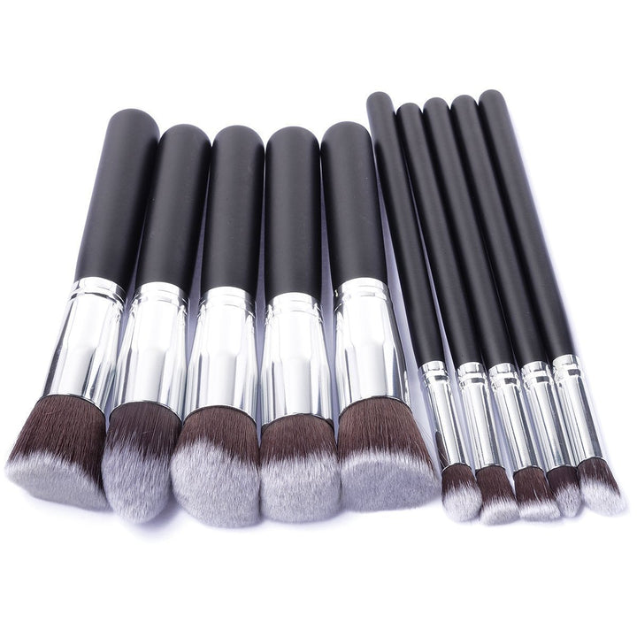 10‑Piece Makeup Brush Set — Flawless Blending for Face & Eyes