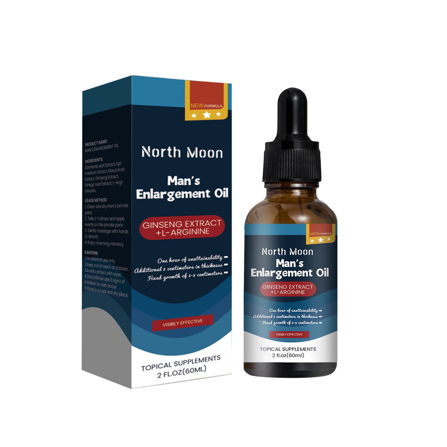Men's Intimate Enlargement Oil — Ginseng + L‑Arginine Formula