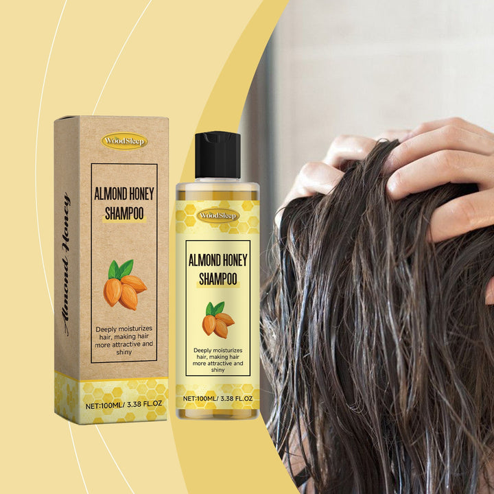 WoodSleep Almond Honey Shampoo for Softer, Shinier Hair