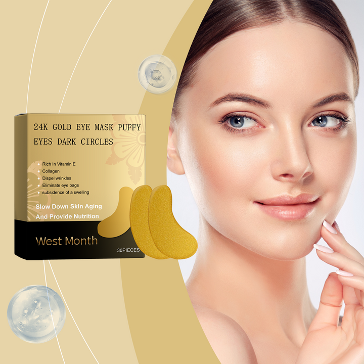 24K Gold Eye Mask for Dark Circles & Puffiness