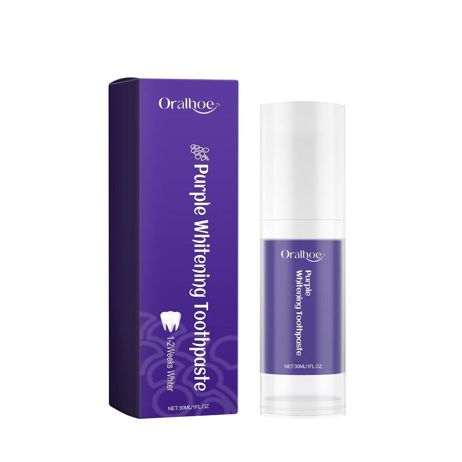Purple Whitening Toothpaste – Conceals Stains, Brightens
