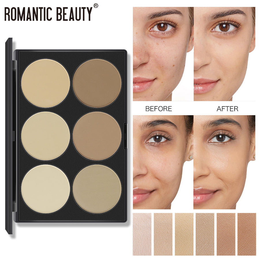 Face Contour and Highlight Palette for Sculpted Glow