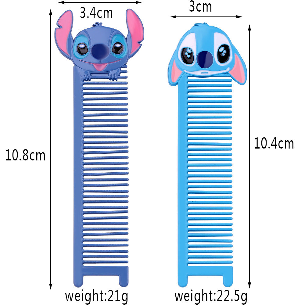 Stitch Hair Comb & Pocket Mirror Set — Playful Disney Gift